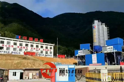 豫特科技助力安能集團水電站重點項目，機制砂生產(chǎn)線。